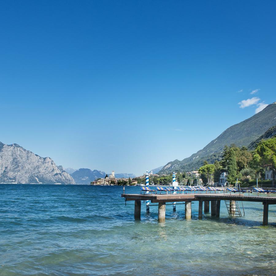 Beach Hotel Du Lac Malcesine Exterior foto